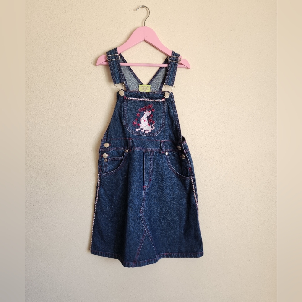 Vintage Scooby Doo  Denim Overall Dress